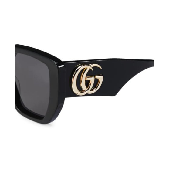 Gucci Black Generation 54mm Oversized Sunglasses main image 6